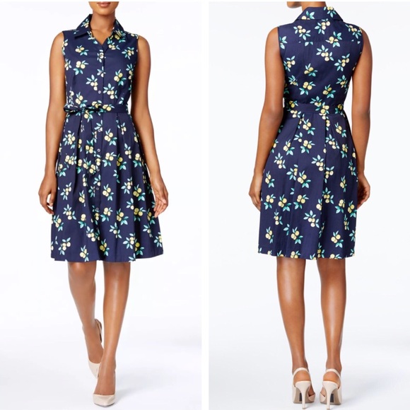 charter club fit and flare dress